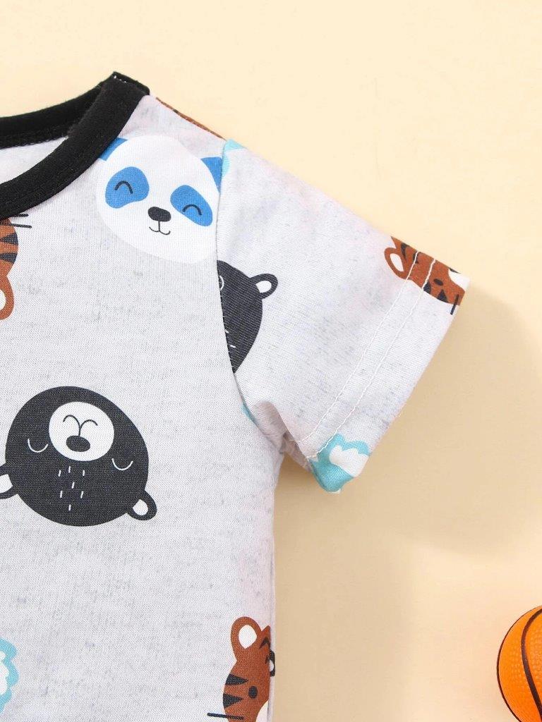 Baby Animal Print Romper
