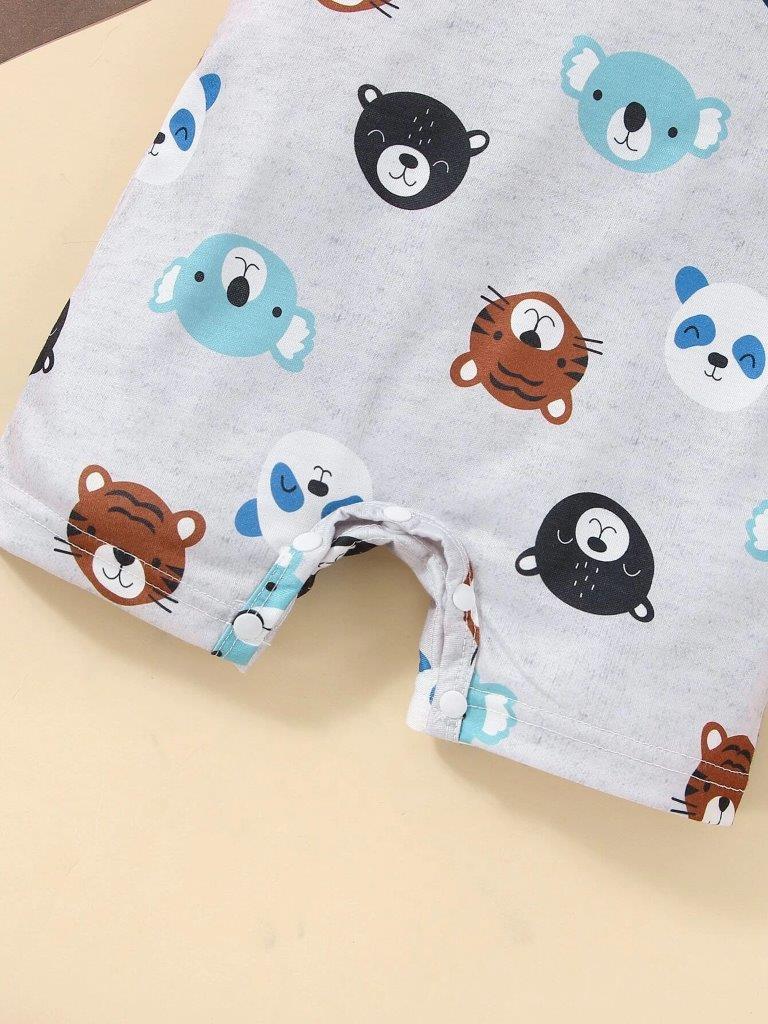 Baby Animal Print Romper