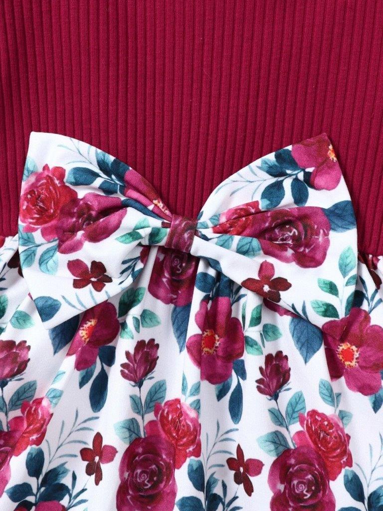 Baby Floral Dress With Headband