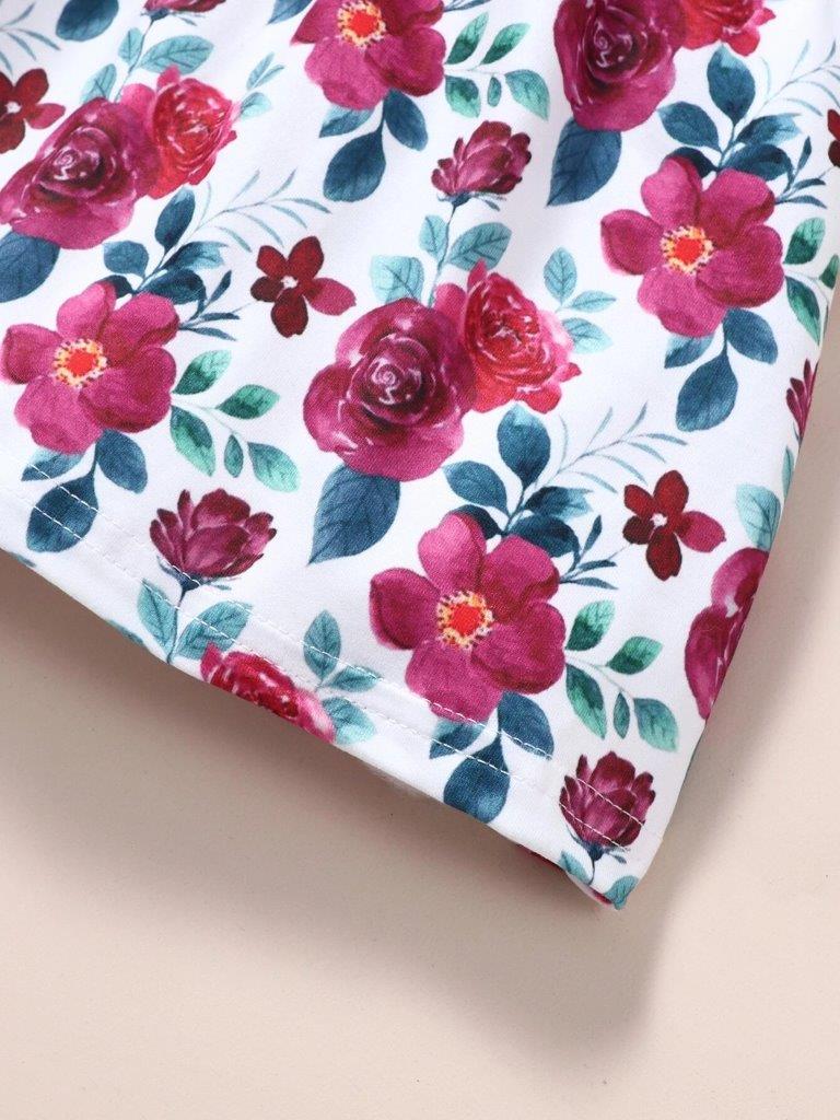 Baby Floral Dress With Headband