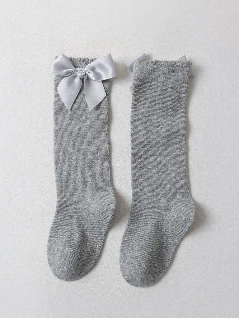 Baby Over The Knee Socks Grey