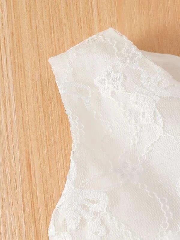 Baby Front Bow Lace Dress
