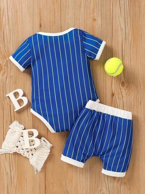 Baby Stripe Baseball 2 Piece Set