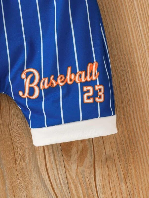 Baby Stripe Baseball 2 Piece Set