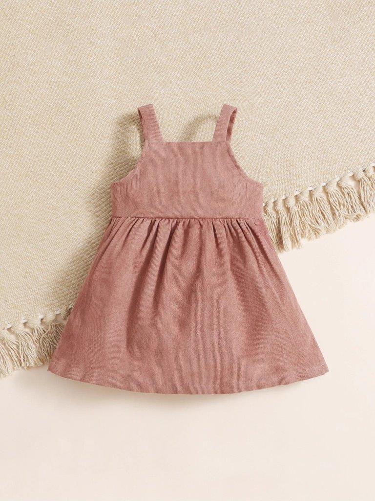 Baby Pink Corduroy Heart Dress