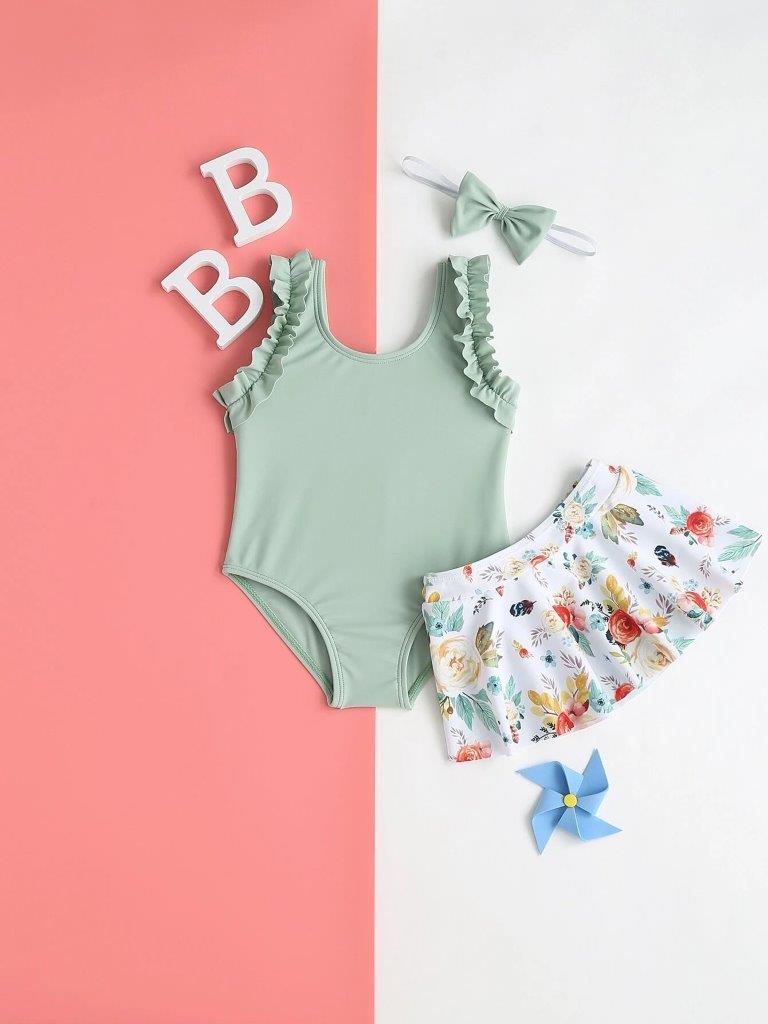 Baby 3 Piece Swimming Costume