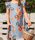 Toddler Girls Floral Print Dress