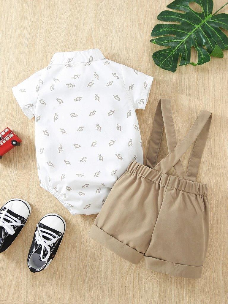 Baby Dinosaur Bow Tie Formal Outfit