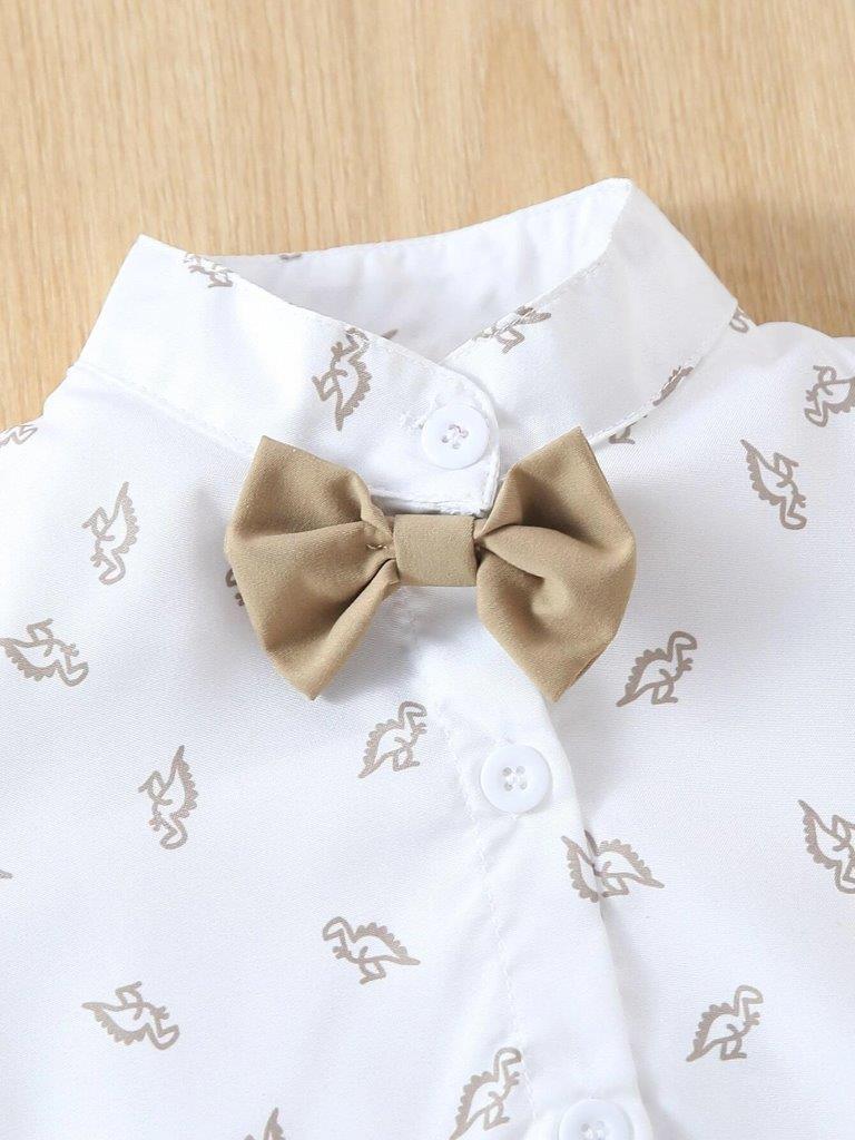 Baby Dinosaur Bow Tie Formal Outfit