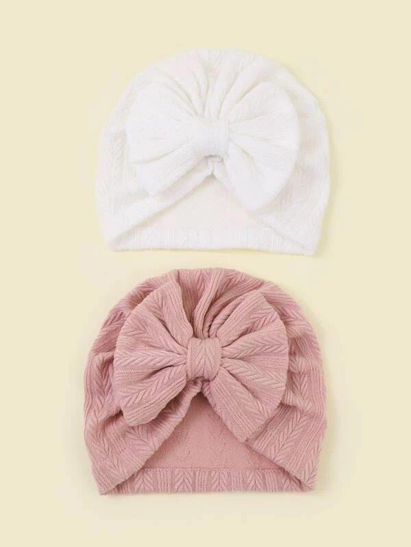Baby 2 Piece Bow Turban set 2