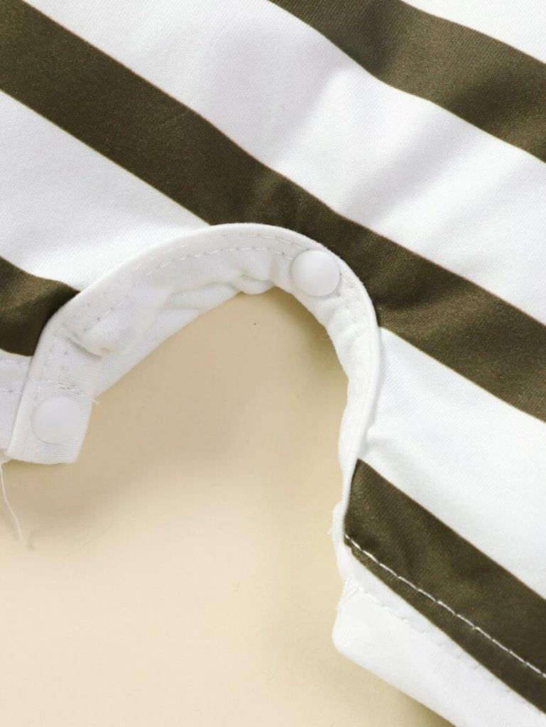 Baby Stripe Pocket Romper