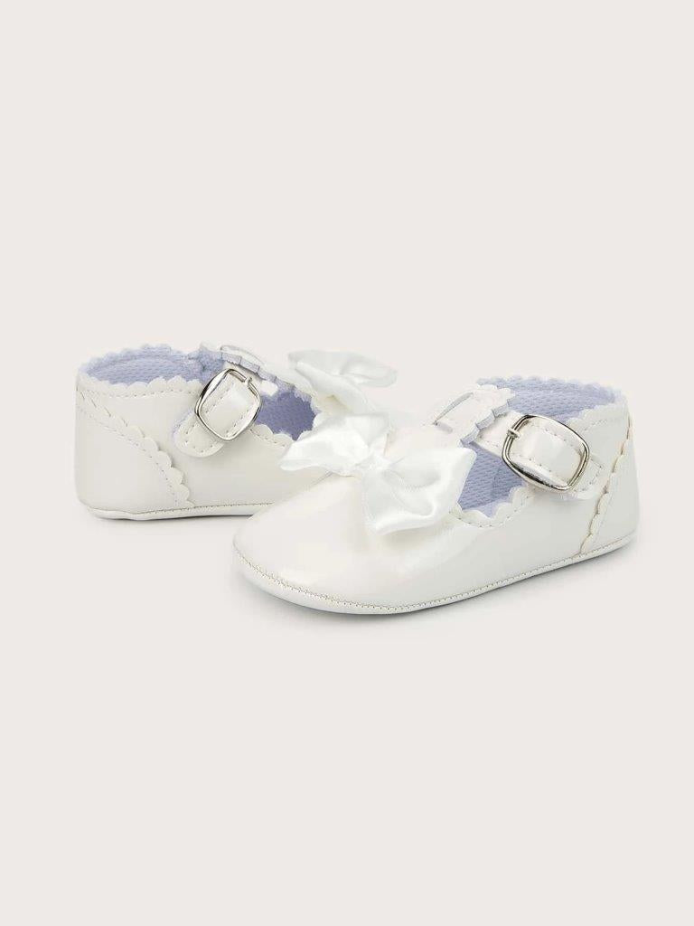 Baby Bow Ankle Strap With Buckle