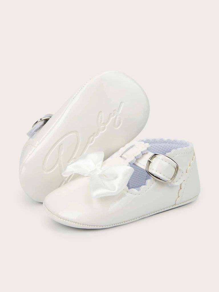 Baby Bow Ankle Strap With Buckle