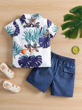 Baby Tropical Shirt And Shorts Set