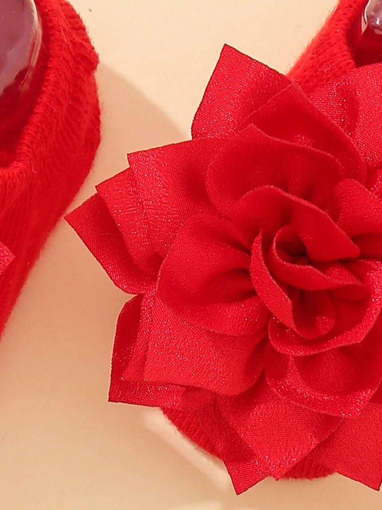 Baby Rose Red Socks