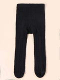 Baby Solid Black Tights