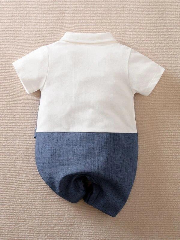 Baby Stripe Tie Romper
