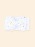 Baby Polka Dot Headband White