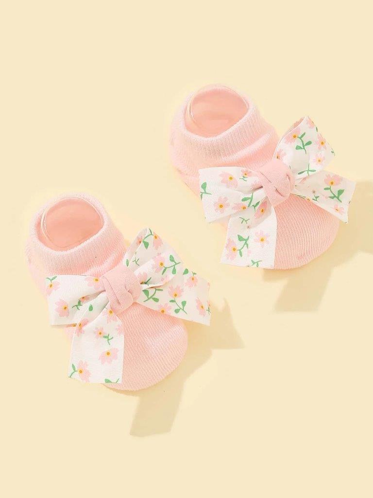Baby Flower Bow Socks