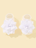 Baby Rose White Socks