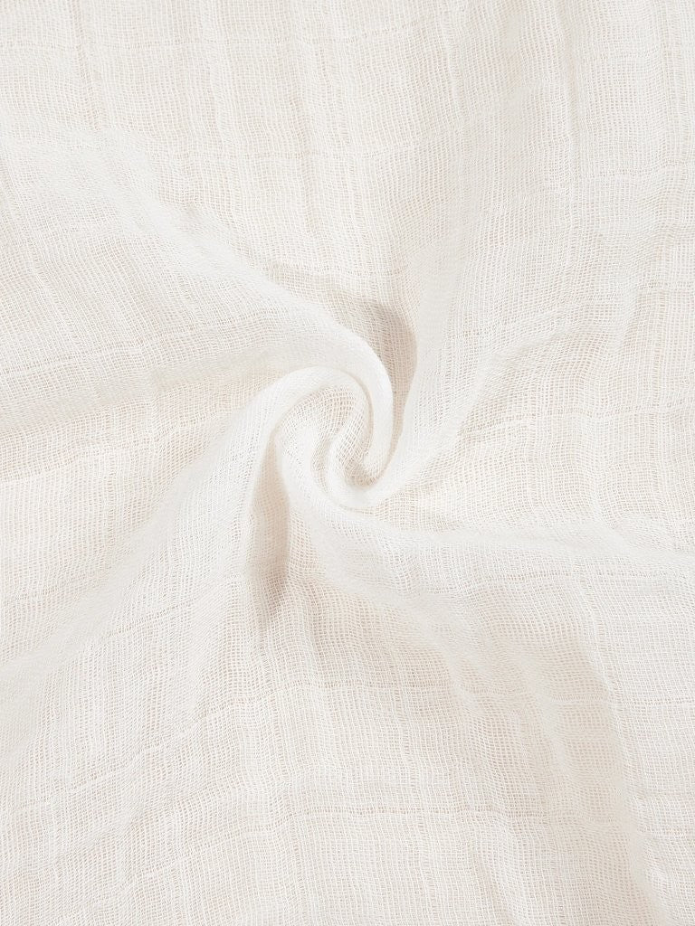 Baby White Breathable Muslin Blanket