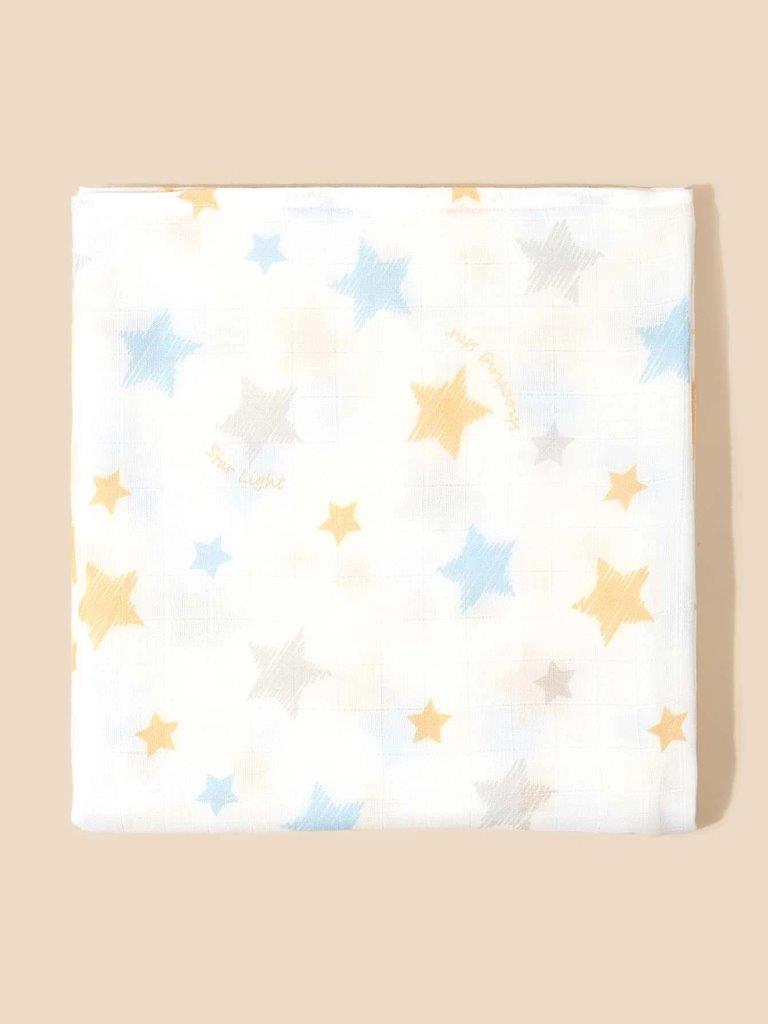 Baby Star Muslin Swaddle Blanket