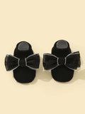 Baby Ankle Socks With Bow Black