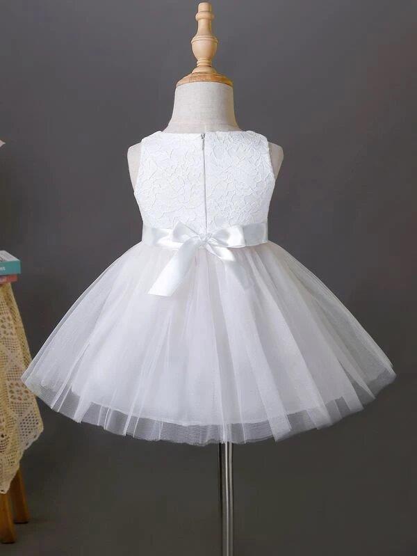 Baby Lace Mesh Party Dress