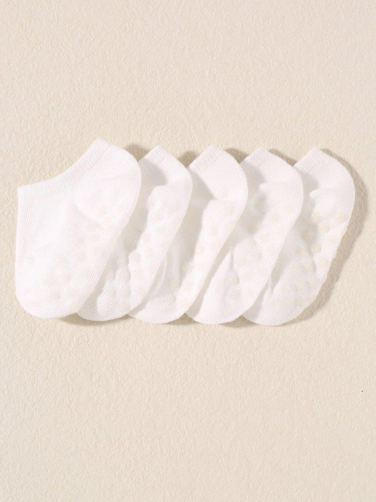 Baby Set of 5 Non Slip Socks (6-12M)
