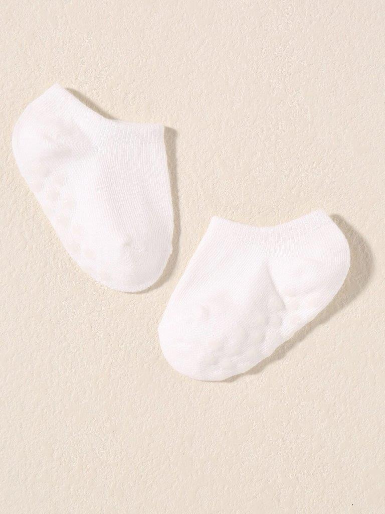 Baby Set of 5 Non Slip Socks (0-6M)