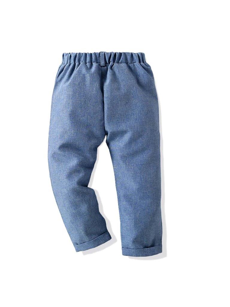 Toddler Boys Slant Pocket Pants Blue