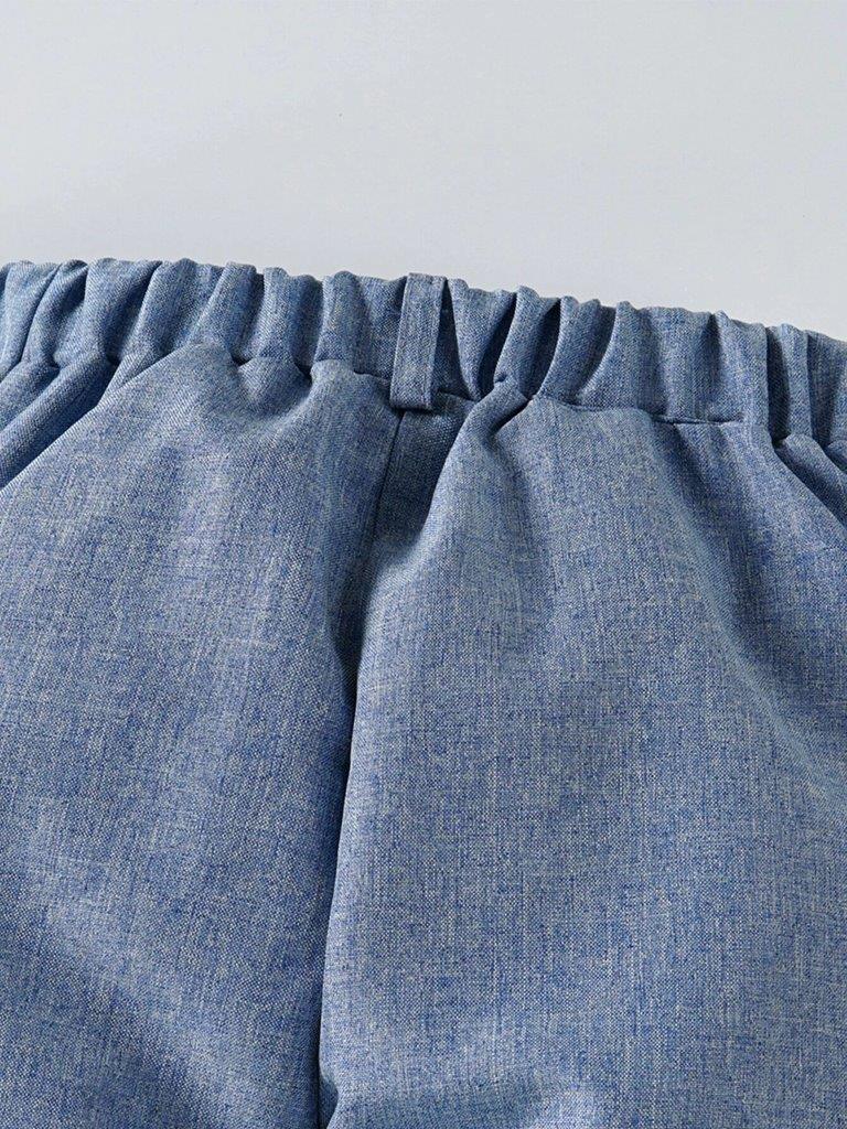 Toddler Boys Slant Pocket Pants Blue