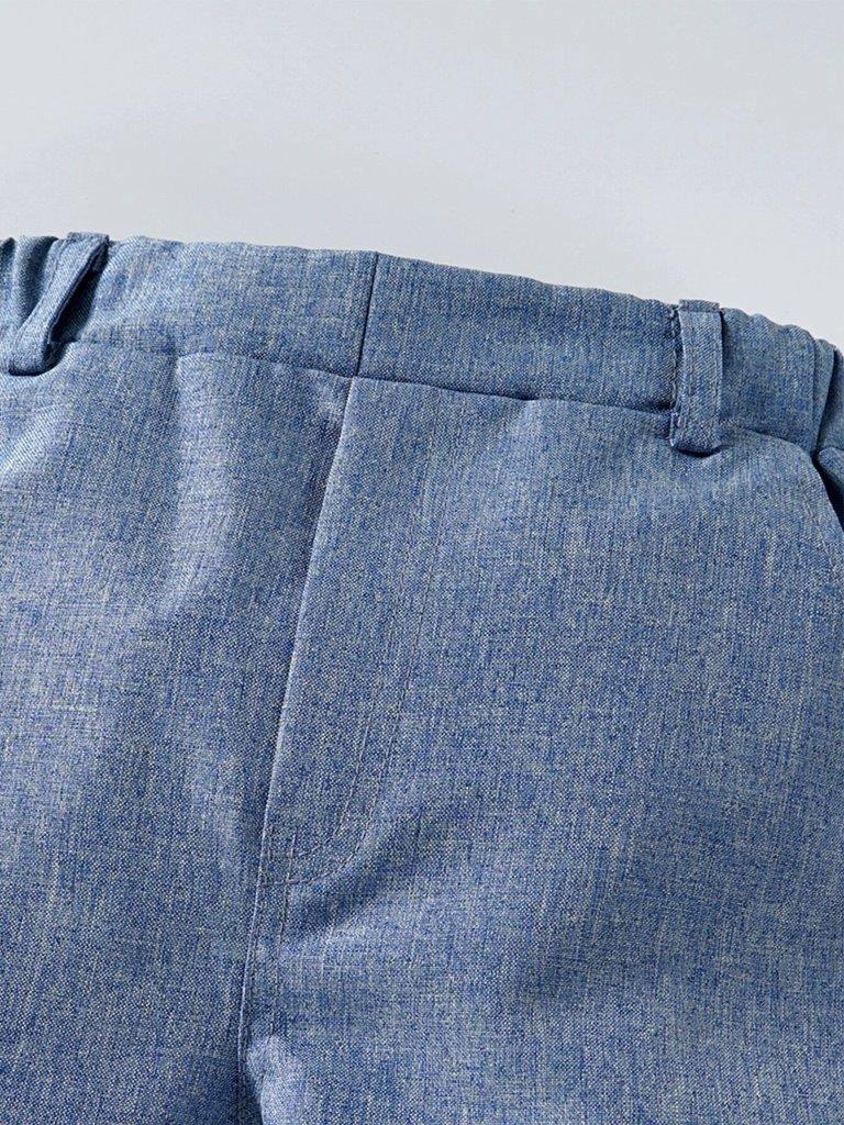 Toddler Boys Slant Pocket Pants Blue