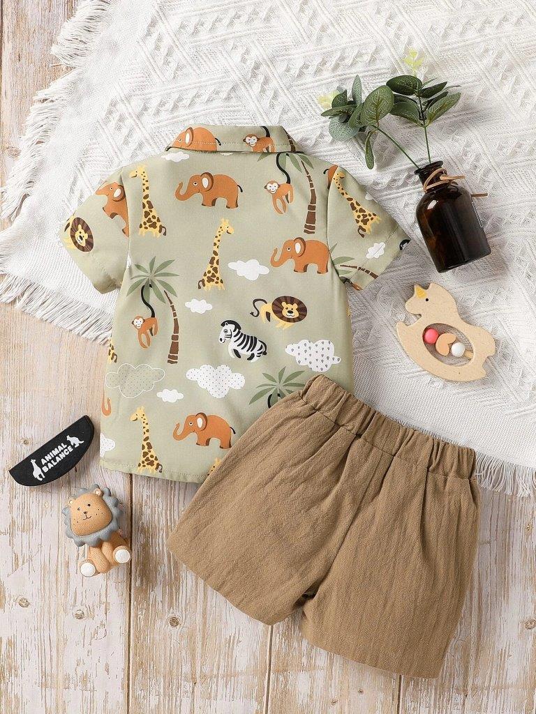 Baby Jungle Print Outfit