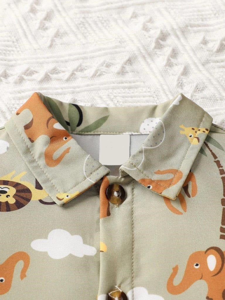 Baby Jungle Print Outfit
