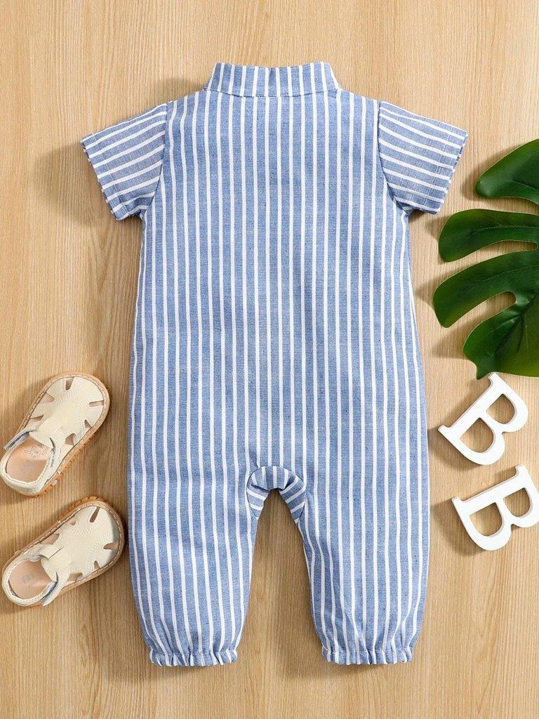 Baby Stripe Pocket Jumpsuit