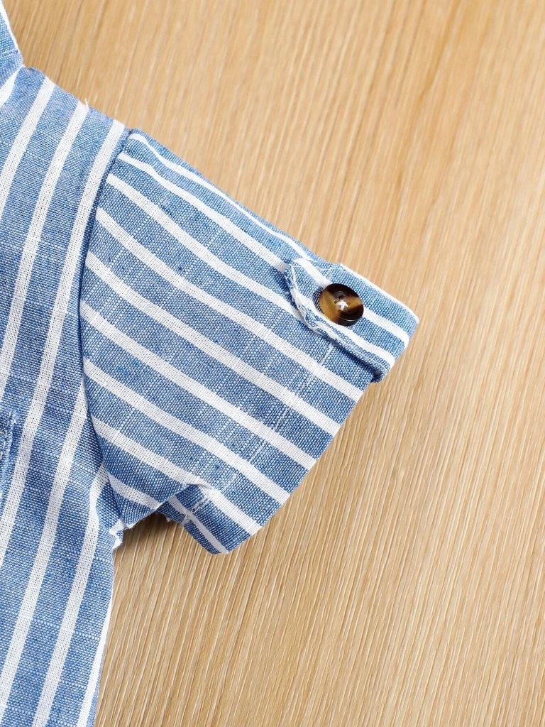 Baby Stripe Pocket Jumpsuit