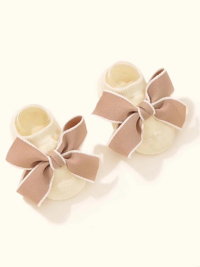Baby Ankle Socks With Bow 2