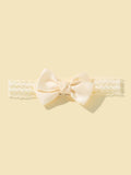 Baby Beige Bow Headband