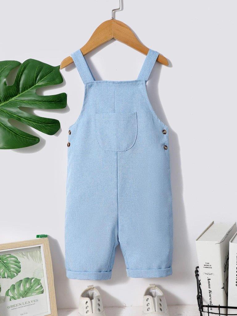 Baby Front Pocket Overall Romper