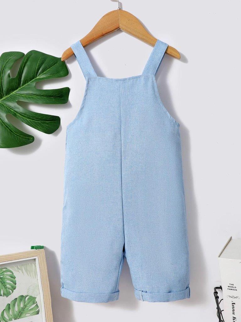 Baby Front Pocket Overall Romper