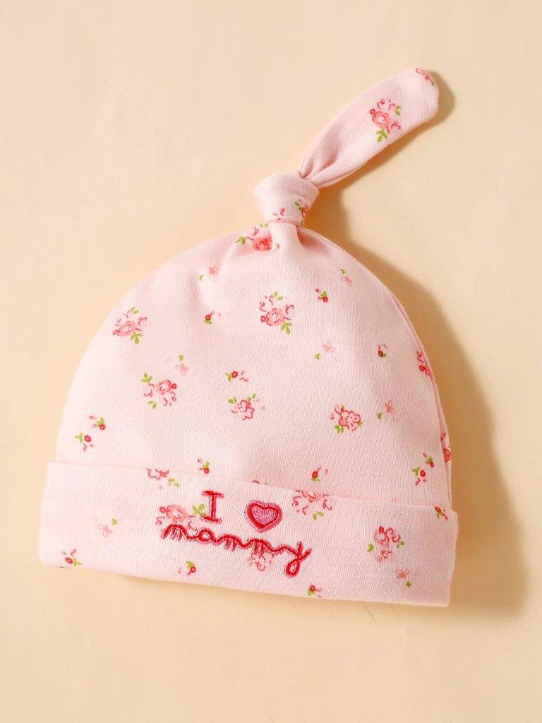 Baby Beanie And Mitten Set
