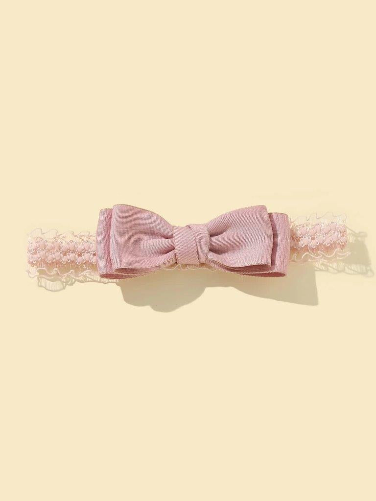 Baby Pink Bow Headband