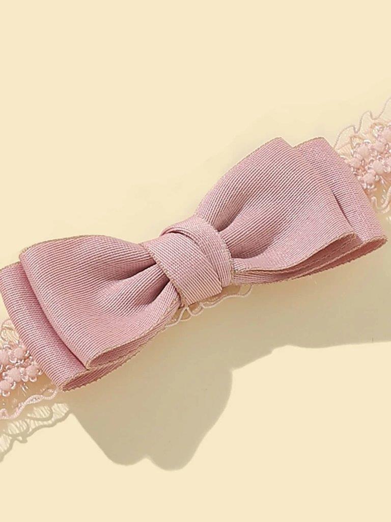 Baby Pink Bow Headband