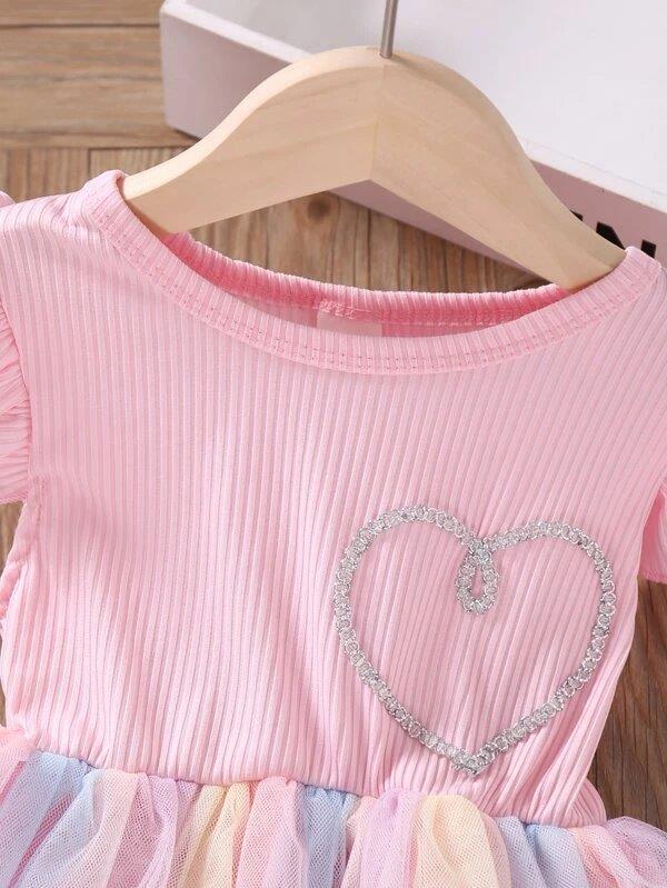 Toddler Girls Pastel Colour Dress