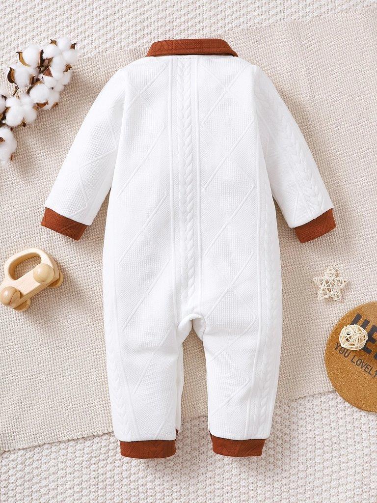 Baby Pocket Textured Jumpsuit