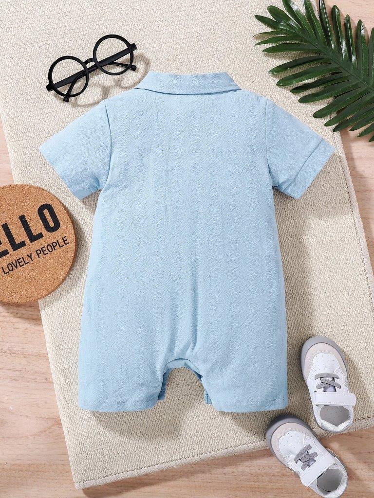 Baby Half Button Romper