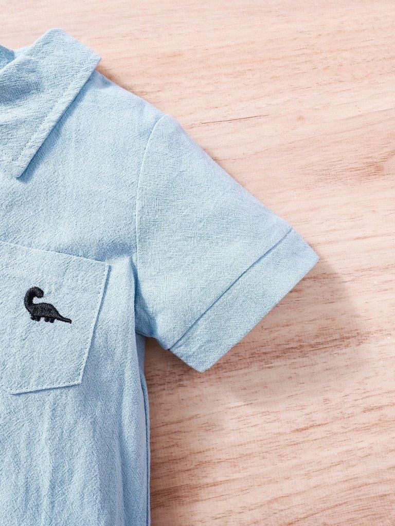 Baby Half Button Romper