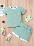 Baby Ribbed Tee And Shorts