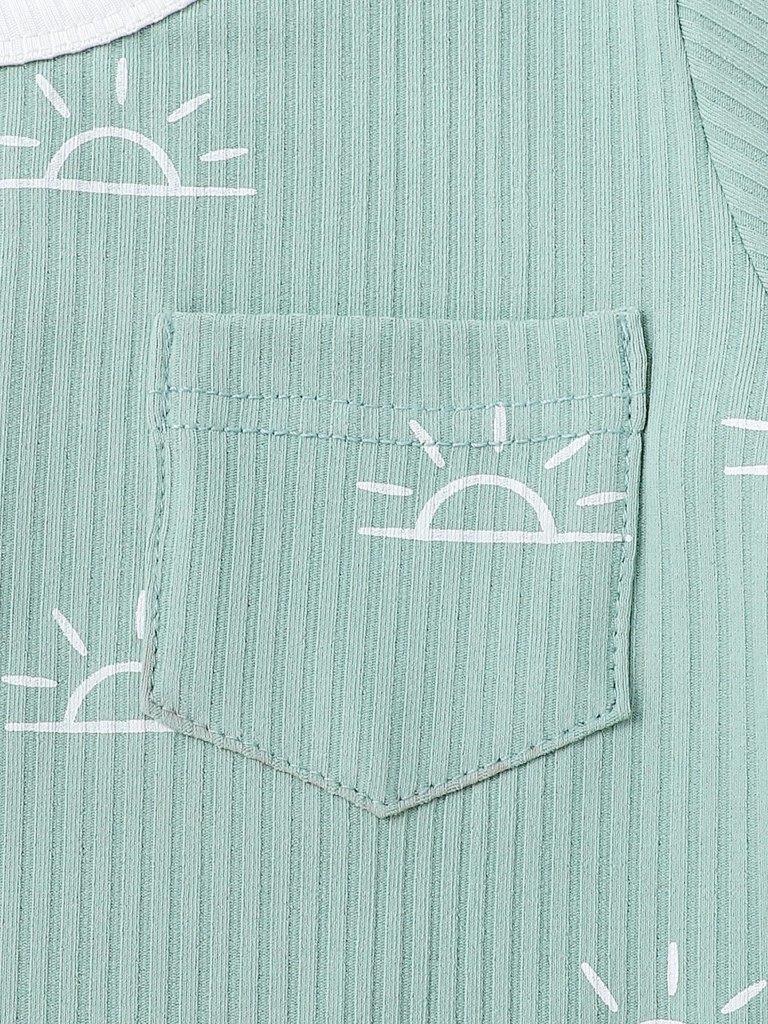 Baby Ribbed Tee And Shorts